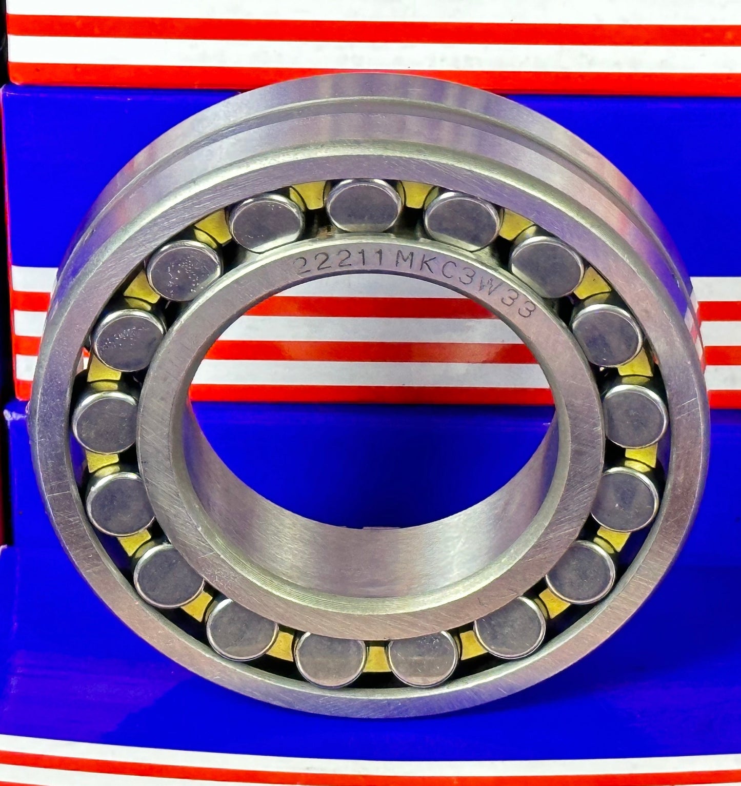 22211MKC3W33 Spherical Roller Bearing 55x100x25 - Tapered Bore