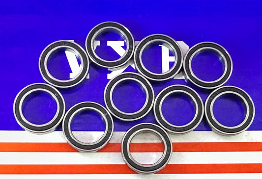 10-Pack Premium 6701-2RS 12x18x4 Sealed Bearings