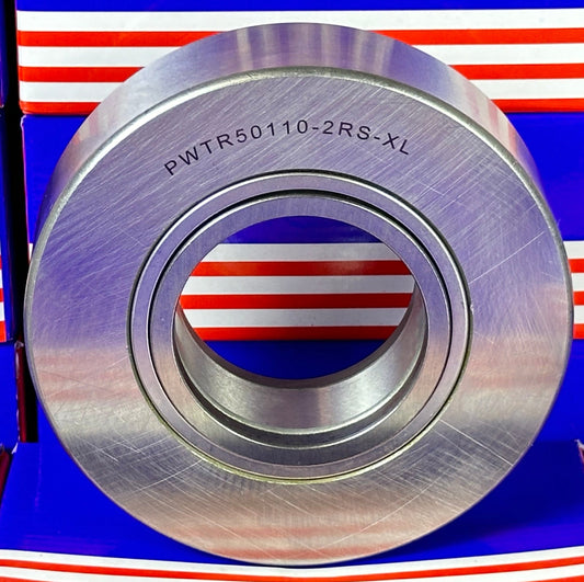 PWTR50110-2RS-XL Track Rollers Bearing Cam Follower - Cylindrical Roller Set - 2 Rubber Seal 50x110x32mm