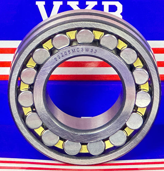 22208-MC3-W33 Spherical Roller Bearing 40x80x23mm