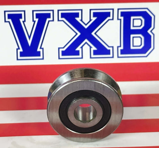10x37x12/14mm V Groove Track Roller Bearing With Extended Inner 2mm