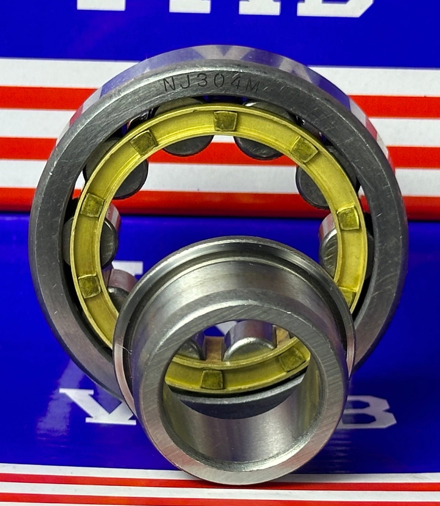 NJ304M Cylindrical Roller Bearing 20x52x15mm Cylindrical Bearing