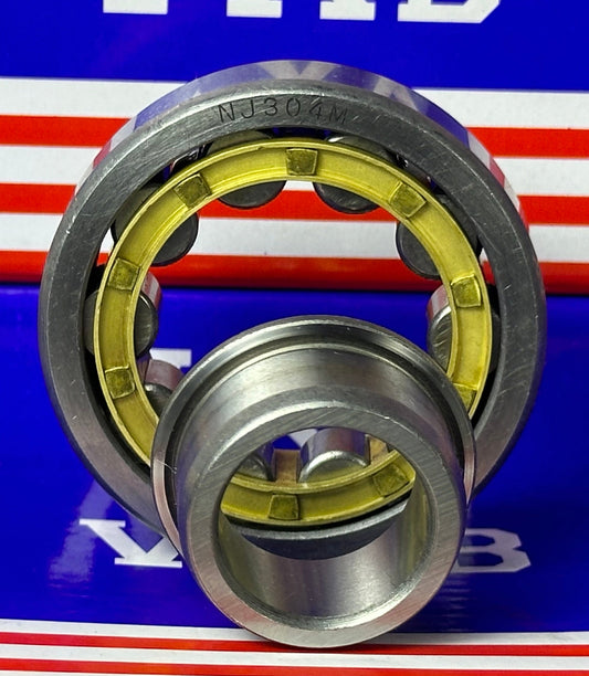 NJ304M Cylindrical Roller Bearing 20x52x15mm Cylindrical Bearing