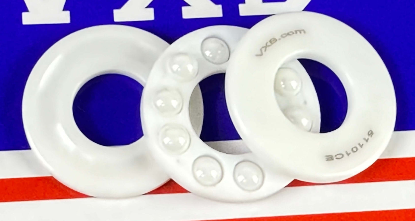 Full Ceramic 51101 Zr02/Zr02 Thrust Ball Bearing 12x26x9mm