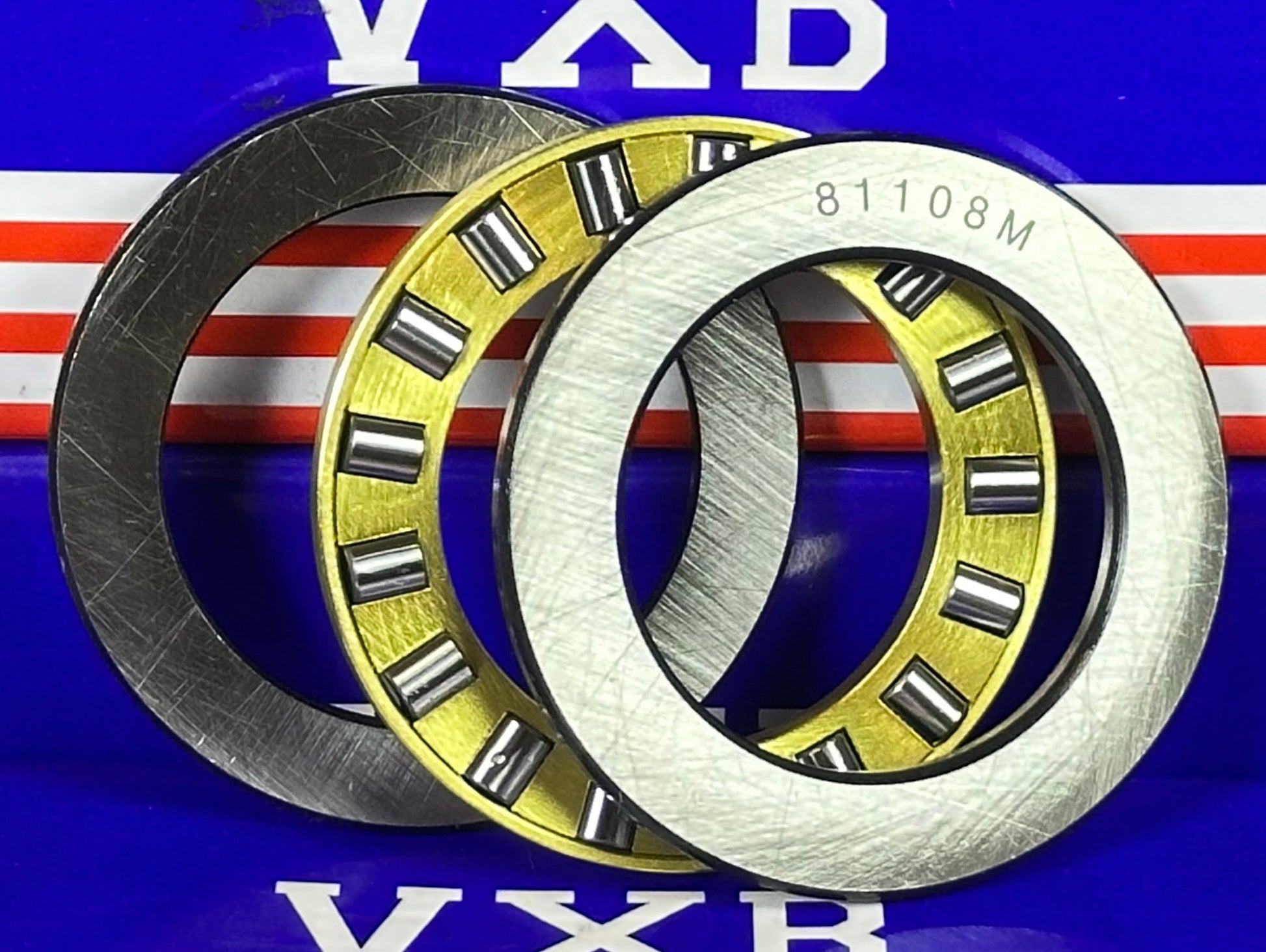 81108M Cylindrical Roller Thrust Bearing 40x60x13mm - Bronze Cage