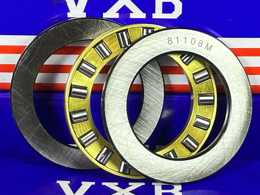 81108M Cylindrical Roller Thrust Bearing 40x60x13mm - Bronze Cage
