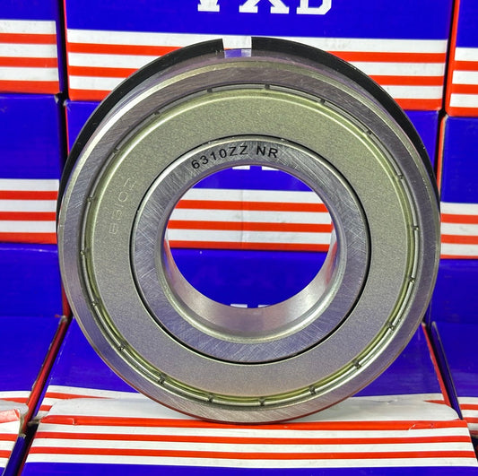 6310ZZNR Shielded Bearing Snap Ring 50x110x27mm