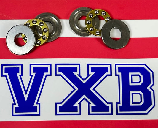 2-Pack 7x17mm Thrust Ball Bearings 7x17x6mm Miniature