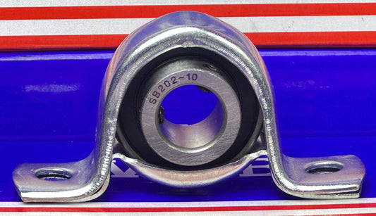 SBPP202-10 Bearing 5/8" Steel pillow type Mounted Bearing