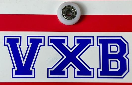 4mm Bore Bearing - 16mm White Plastic Tire 4x16x6mm