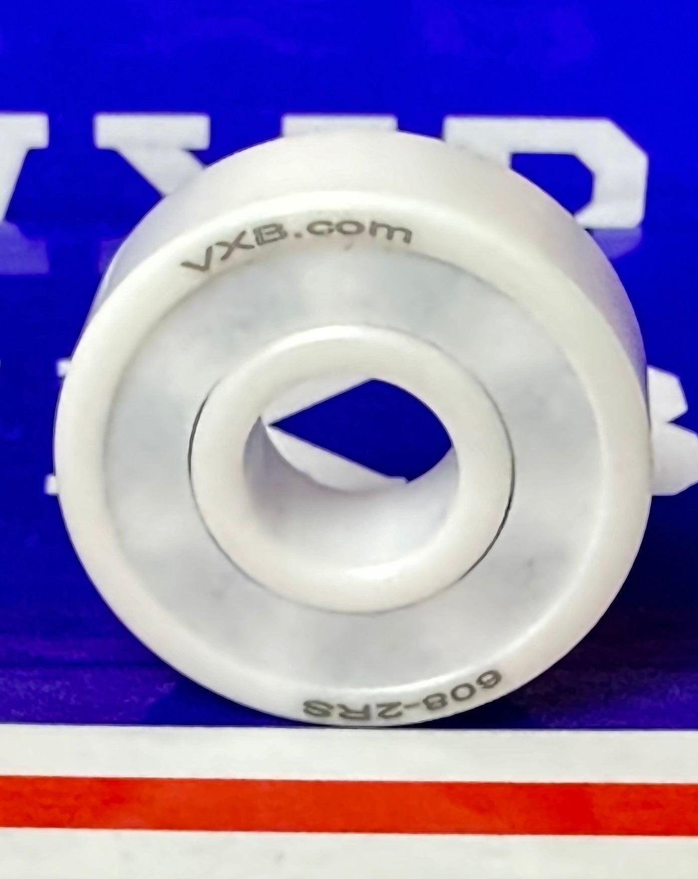 8-Pack 608-2RS Full Ceramic Sealed Skate Bearings 8x22x7 Miniature Bearings