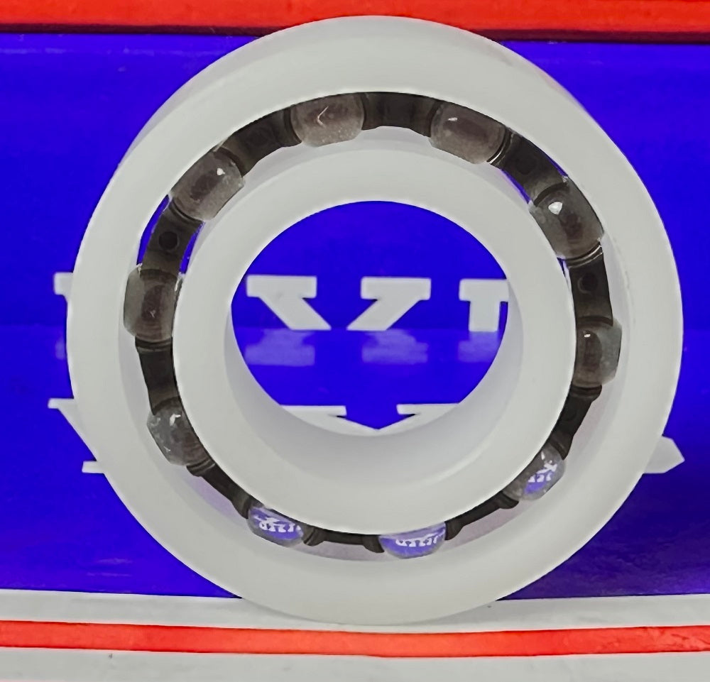 Acetal/POM Plastic Bearing 6003 - Glass Balls - 17x35x10mm