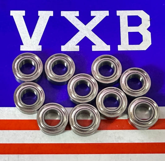 10-Pack 5x11x4 Stainless Steel Shielded ABEC-5 Miniature Bearings