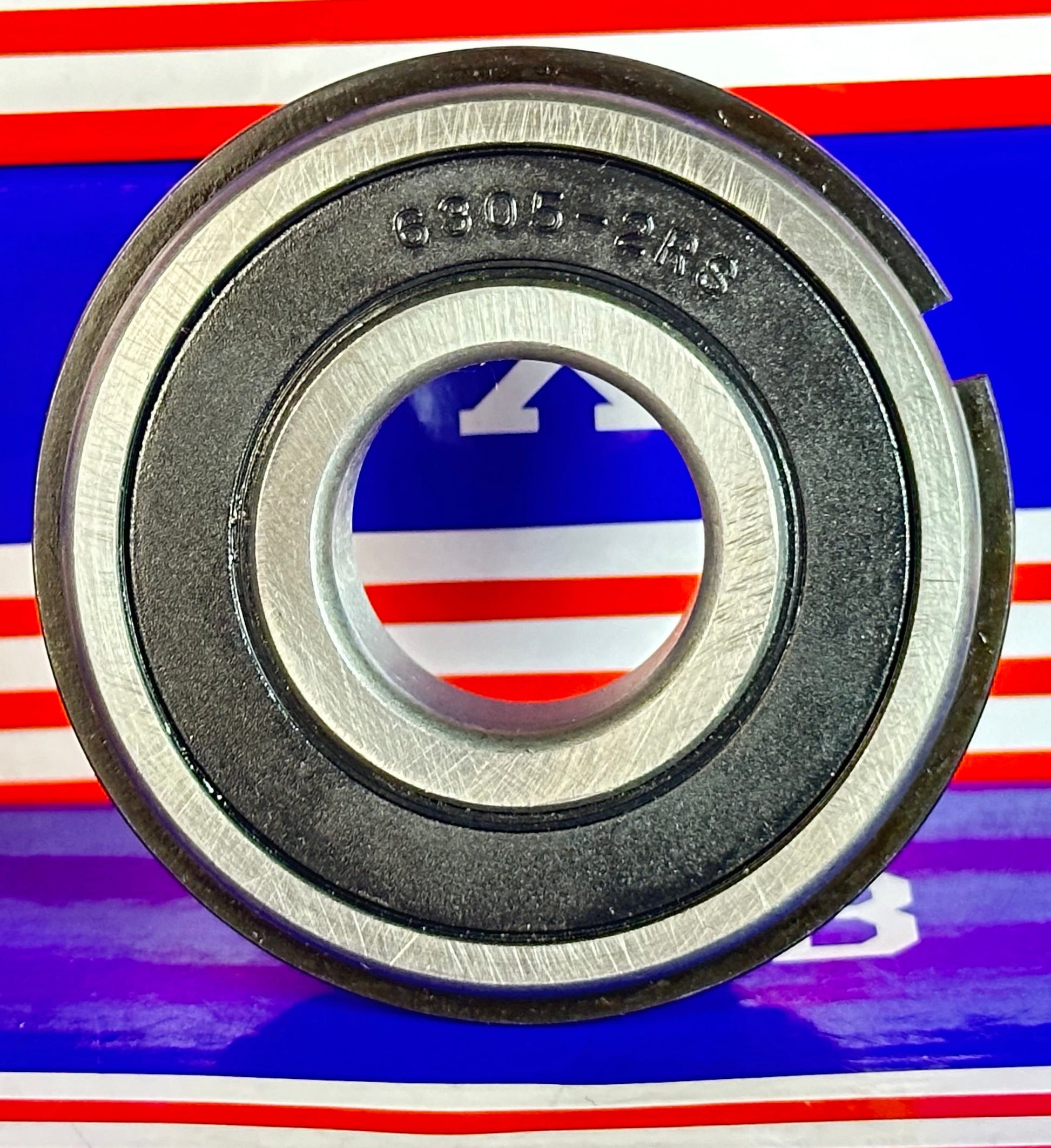 6305-2RSNR Sealed Bearing 25x62x17 - Snap Ring