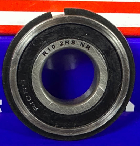 R10-2RSNR Sealed Bearing 5/8" x 1-3/8" x 11/32" - Snap Ring