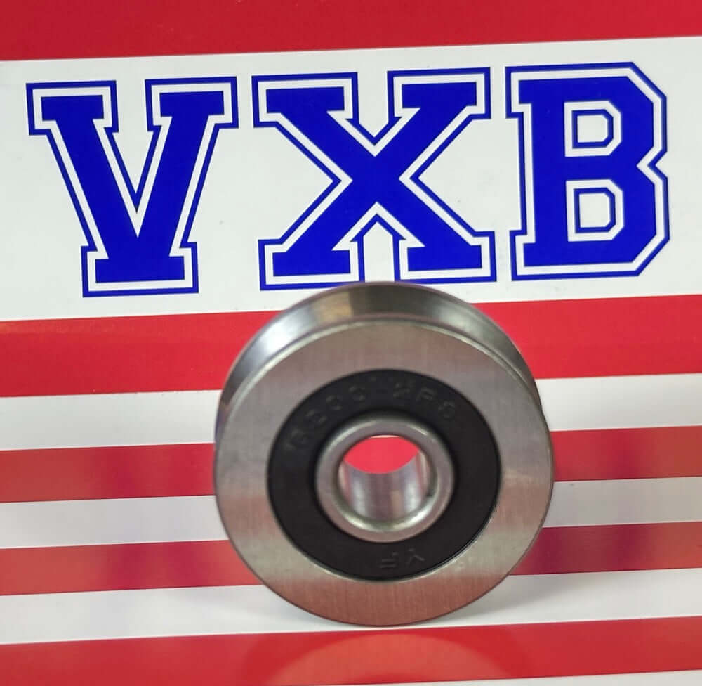 10x37x12x14mm V Groove Track Roller Bearing 8mm Wide