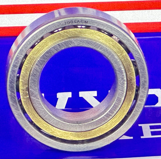 7005ACM Angular Contact bearing Bronze Cage 25x47x12mm