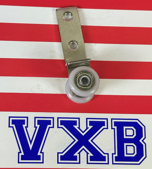 19mm Sliding Door Dual Wheels Bearing Hanger 65mm Long