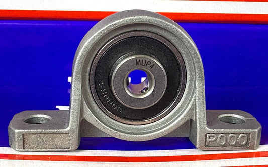 MUP4 Pillow Block Bearing - 1/4" - Miniature Mounted Unit