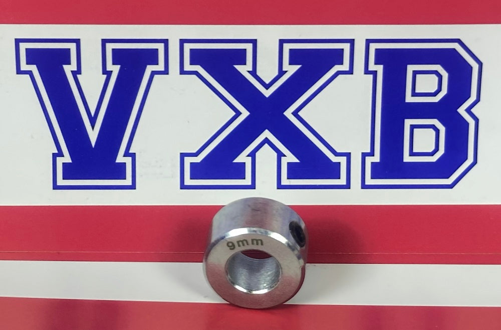 9mm Shaft Collar – Zinc Plated Steel - Set-Screw Type – Secure Fit