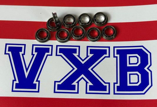 10-Pack Flanged Bearings 5x8 Open 5x8x2 Miniature