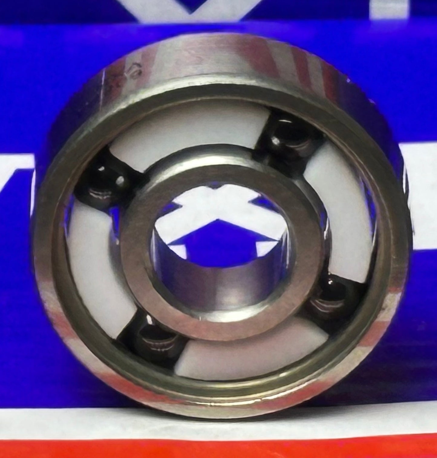 Fidget Spinner Chrome Steel Open - 4-balls Ceramic 608 Bearing 8x22x7mm