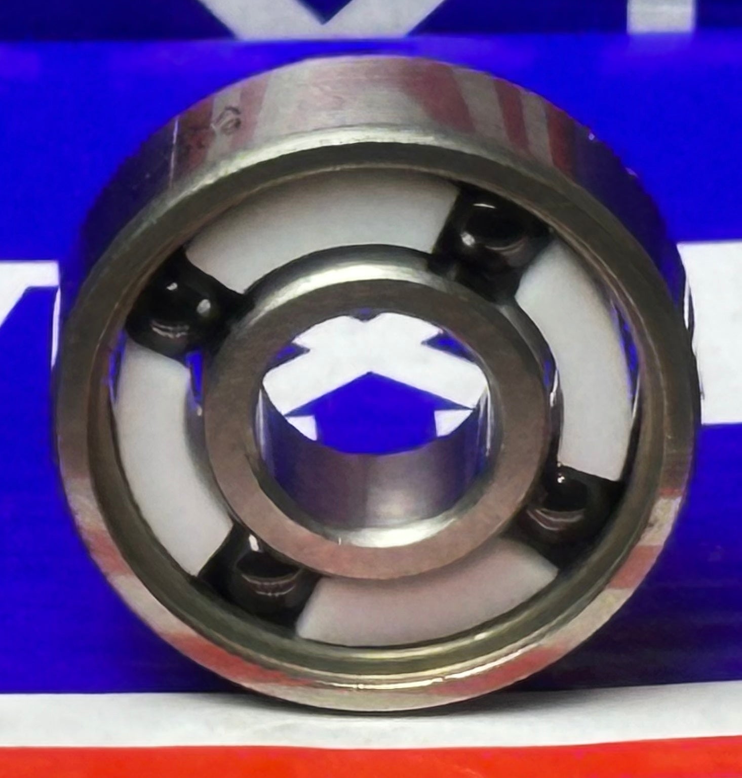 Fidget Spinner Chrome Steel Open - 4-balls Ceramic 608 Bearing 8x22x7mm