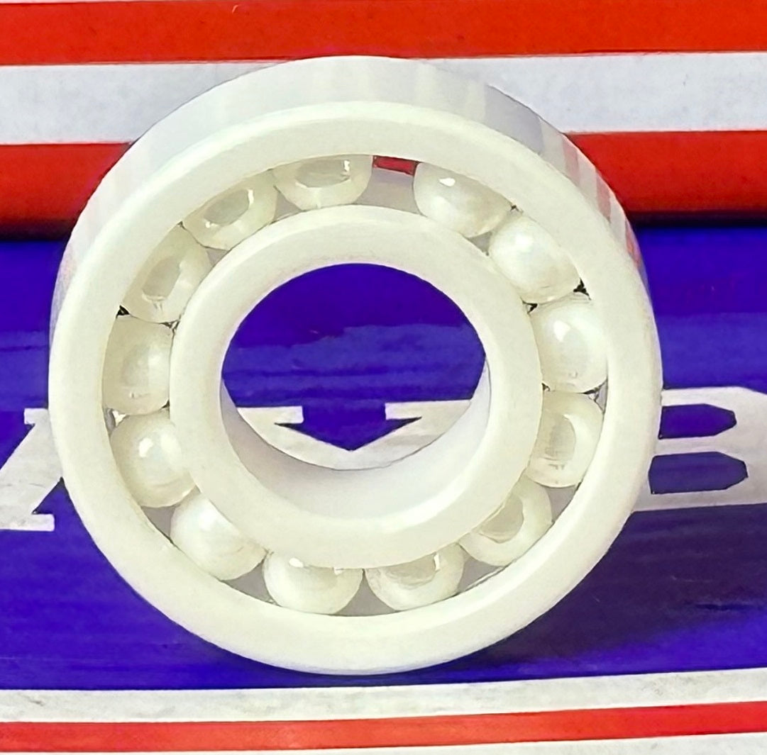 R8 Full Complement Full Ceramic Bearing 1/2" x 1-1/8" x 5/16 inch ZrO2 Bearing