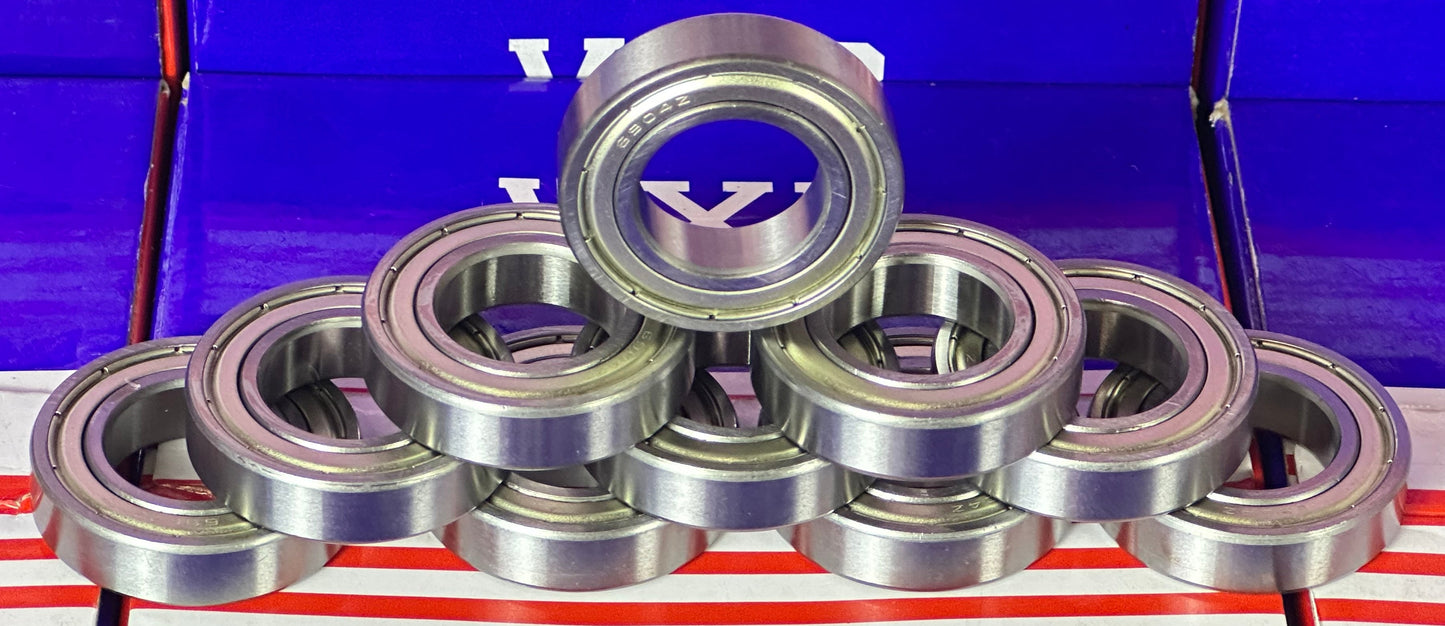 10-Pack 61904ZZ 20x37x9 Shielded Bearing