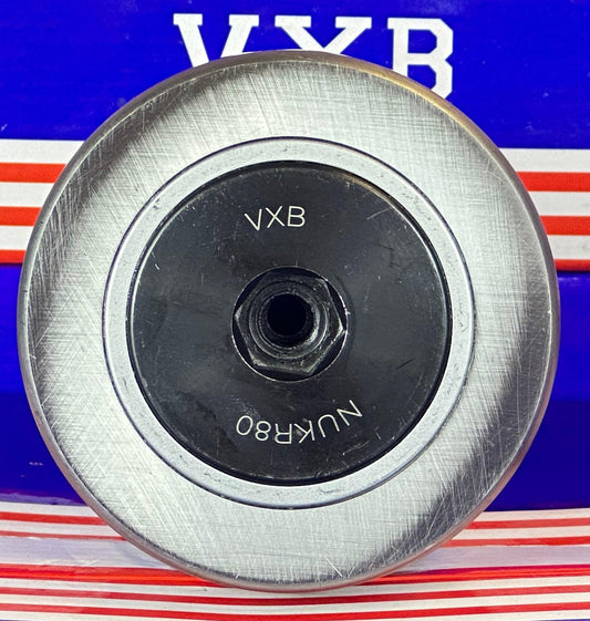 NUKR80 Track Roller Cam Follower Needle Roller Bearing 30x80x100mm
