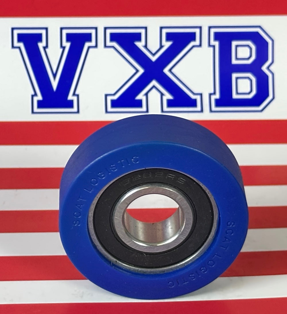 PU15X48X15-2RS PU Covered Bearing 15x48x15mm - Sealed - Miniature