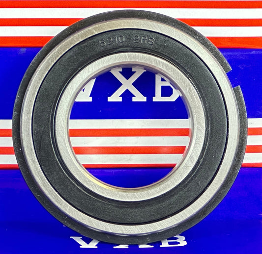 6210-2RSNR Sealed Bearing 50x90x20 - Snap Ring