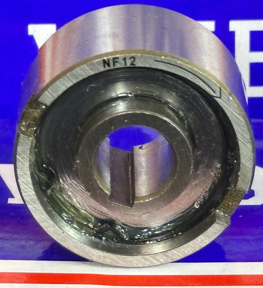 NF12 12mm Freewheel Clutch - One-Way Roller Type - Backstop/Overrunning 12x37x20mm