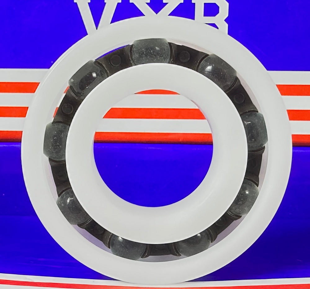 Acetal/POM Plastic Bearing 6206 - Glass Balls - 30x62x16mm