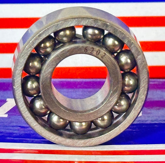 6202 Full Complement Bearing 15x35x11mm Open