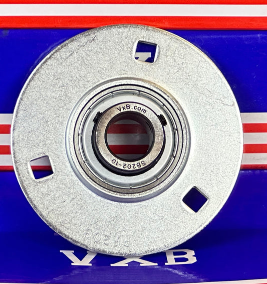 SBPF202-10 5/8 Pressed Steel Bearing 3-Bolt Flanged Mounted Bearing