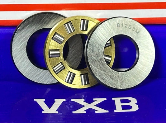 81203M Cylindrical Roller Thrust Bearing 17x35x12mm - Bronze Cage