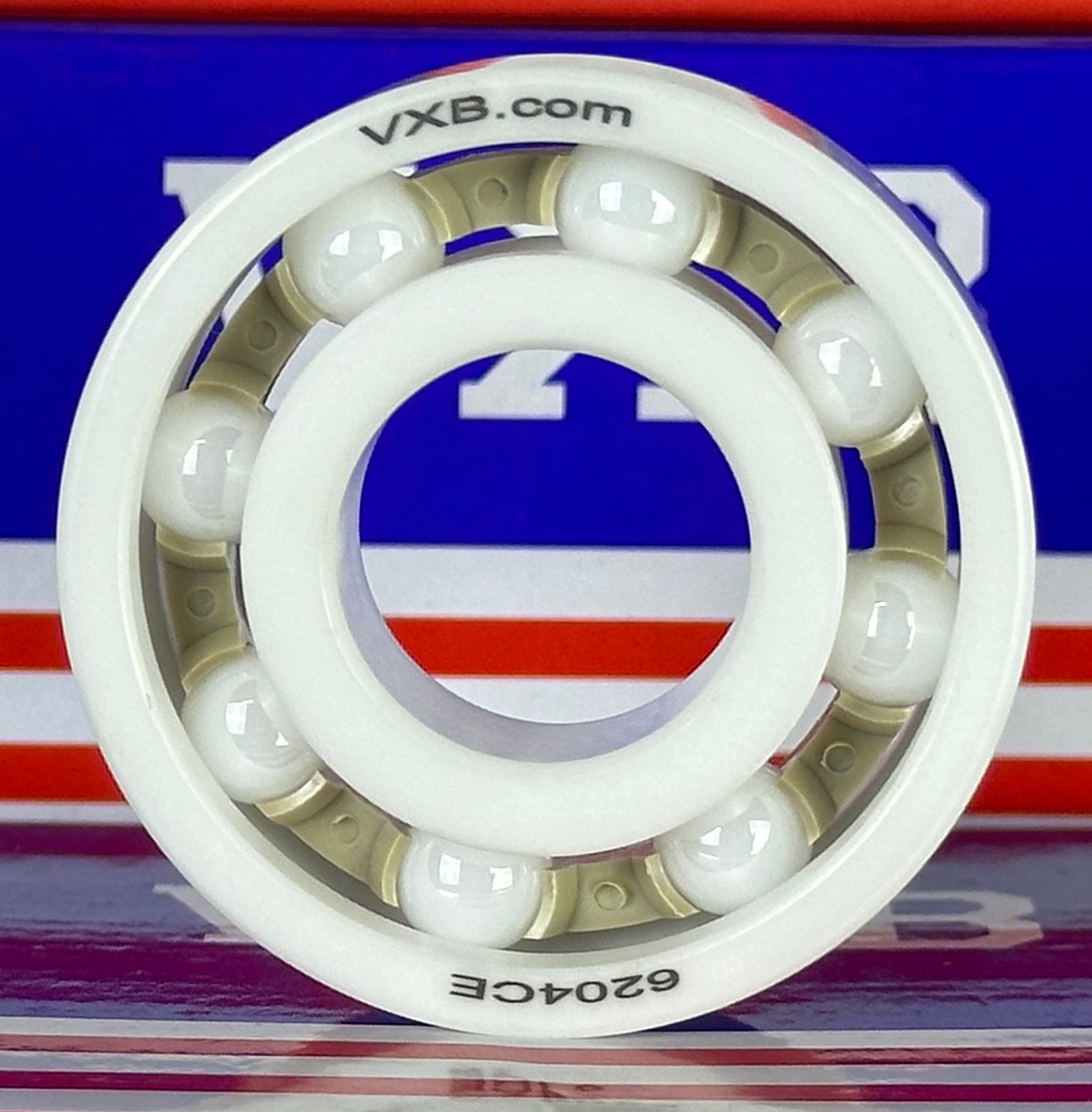 6204 Full Ceramic Bearing 20x47x14mm ZrO2 PEEK