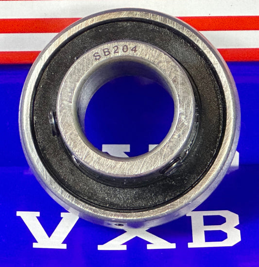 SB204 Ball Bearing Insert 20mm ID - Set Screw Locking