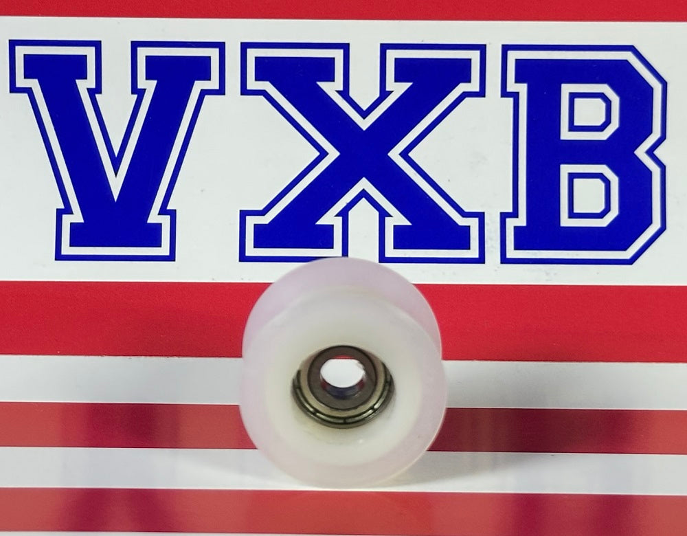 5mm Bore Bearing - 23mm Round Nylon Pulley Squared Groove Track Roller Bearing 5x23x13mm