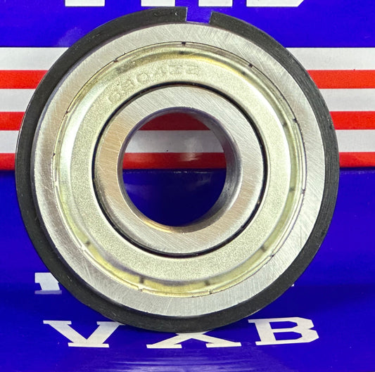 6304ZZNR Shielded Bearing - Snap Ring - 20x52x15mm
