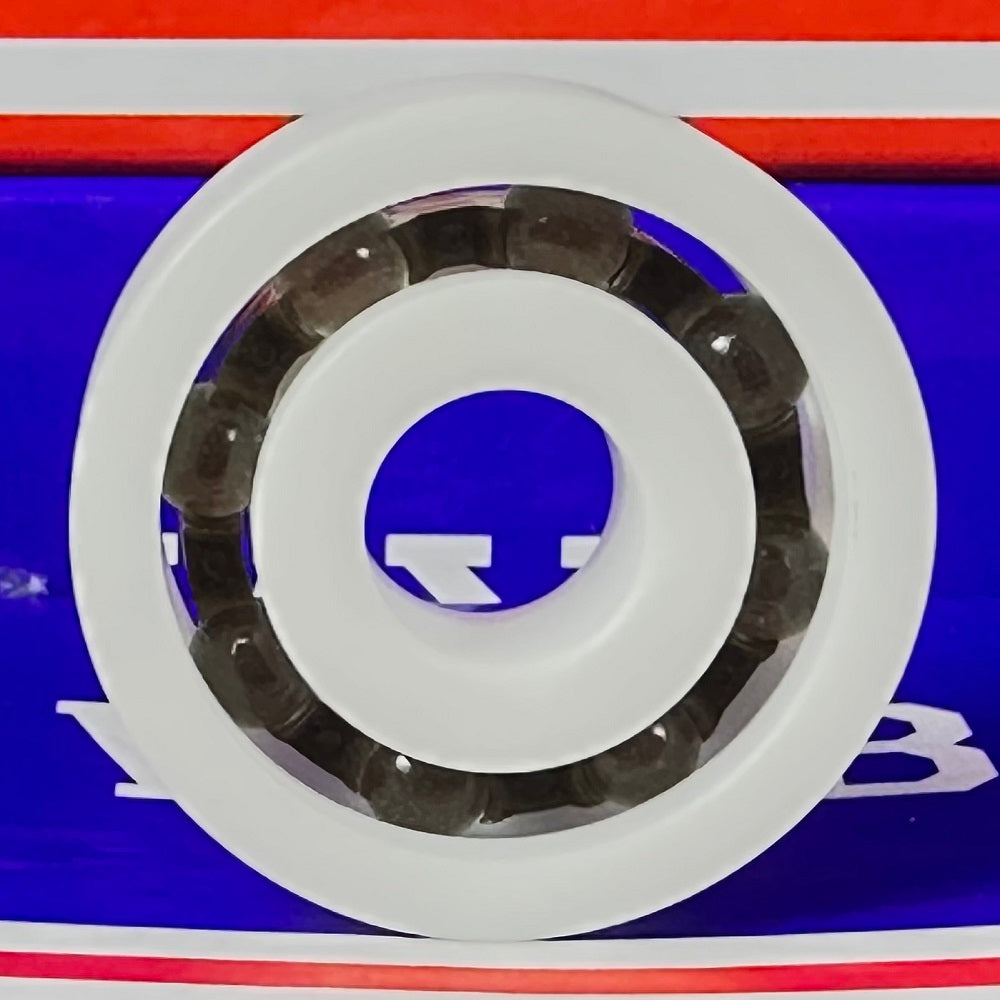 Acetal/POM Plastic Bearing 6301 - Glass Balls - 12x37x12mm