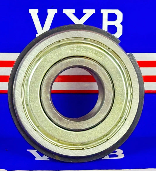6305ZZNR Shielded Bearing - Snap Ring - 25x62x17mm