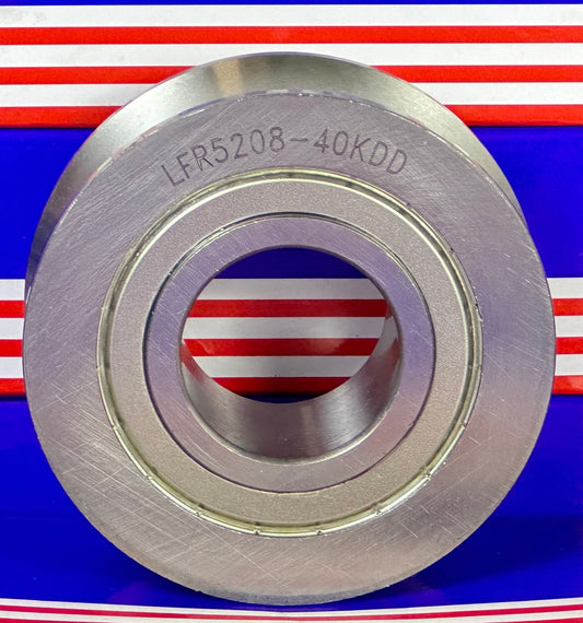 LFR5208-40KDD 40mm ID x 40mm U-Groove Track Roller Bearing Track