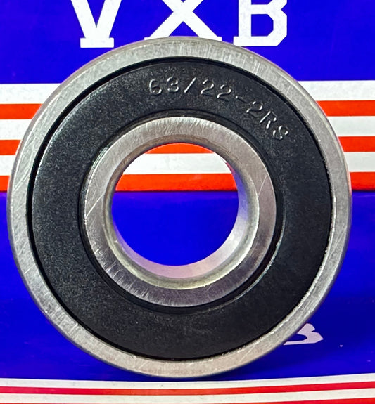 2-Pack Bearings 63/22-2RS 22x56x16 Sealed