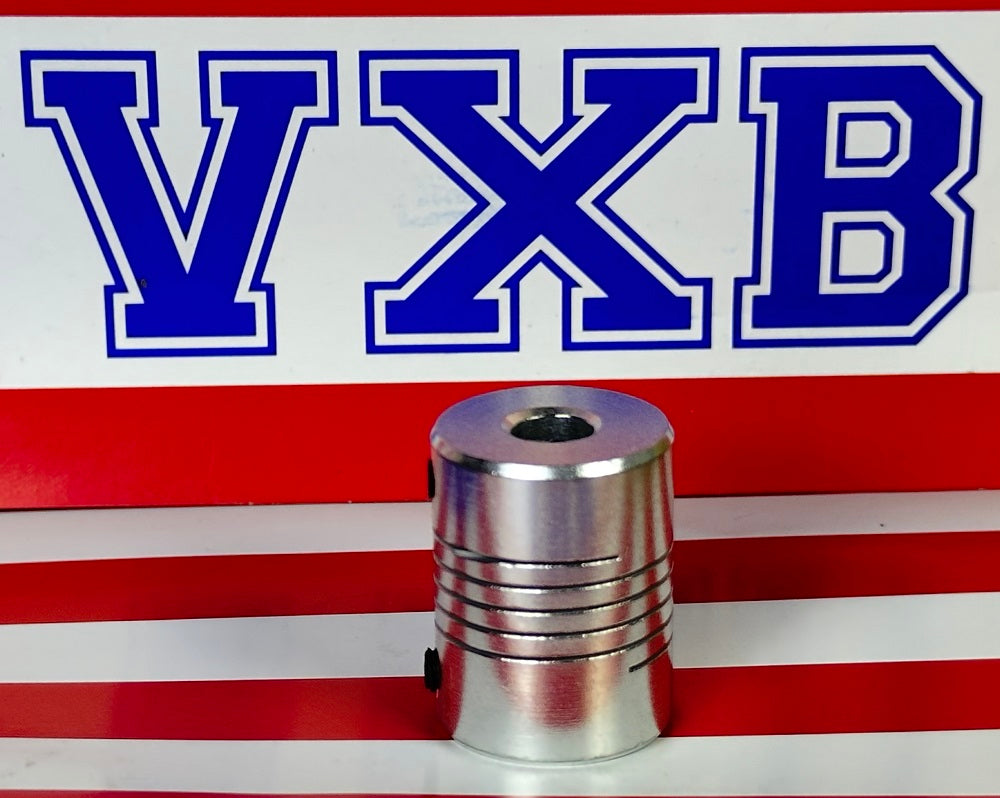 Flexible Parallel Aluminium Jaw Shaft CNC Coupling D19-L25-6x6.35MM