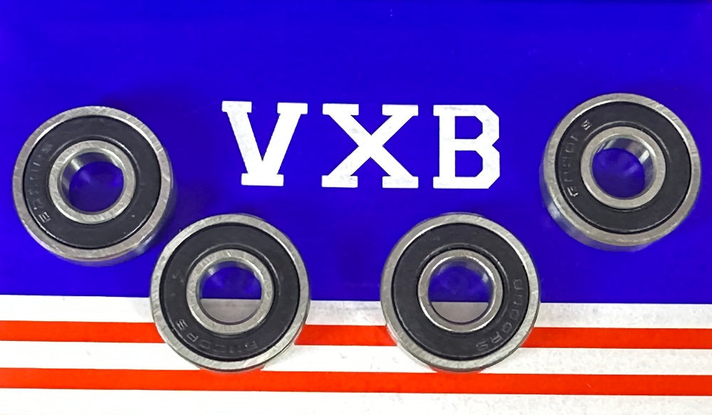 4-Pack 6000-2RS Bearings 10x26x8 Ball Bearings Dual Sided Rubber Sealed