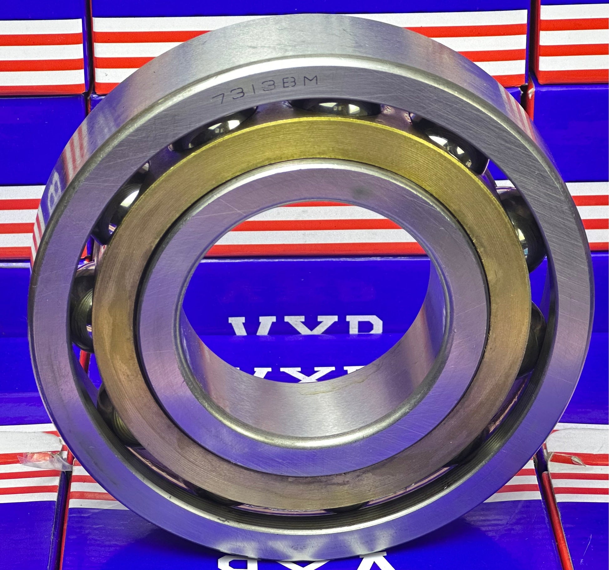 7313BM Angular Contact bearing Bronze Cage 65x140x33