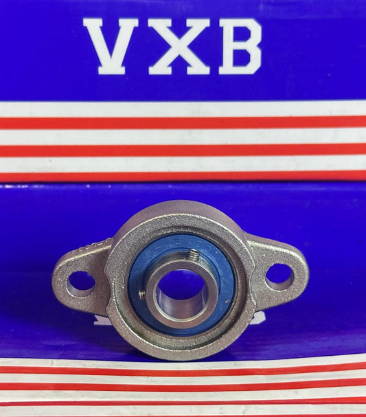 12mm Miniature Flanged Block Stainless Steel Mounted Bearing