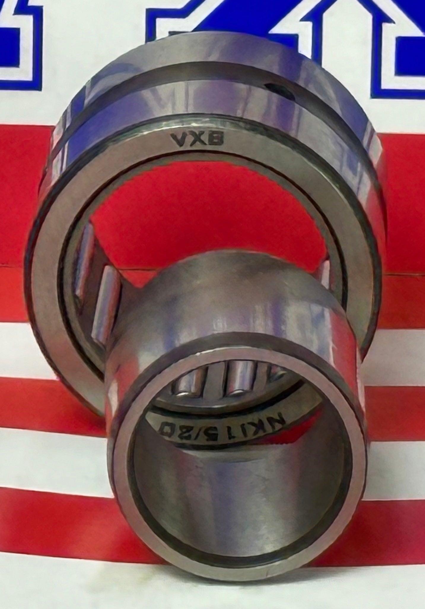 NKI15/20 Needle Roller Bearing 15x27x20mm - Machined Type